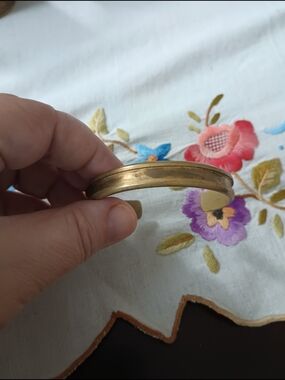 Vintage brass bracelet